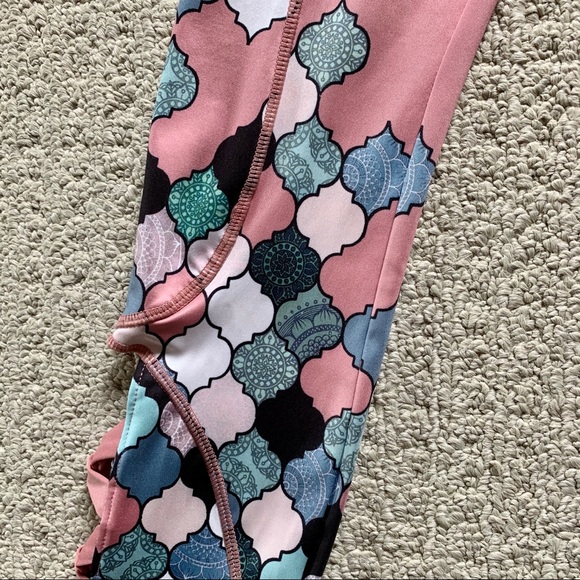 Simons I.FIV5 Pink Patterned Leggings - Picture 6 of 12